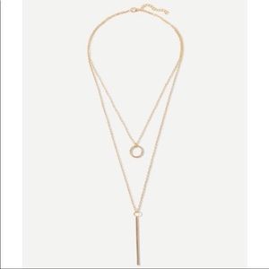 🎉LAST ONE🎉 Layered Circle and Bar Necklace